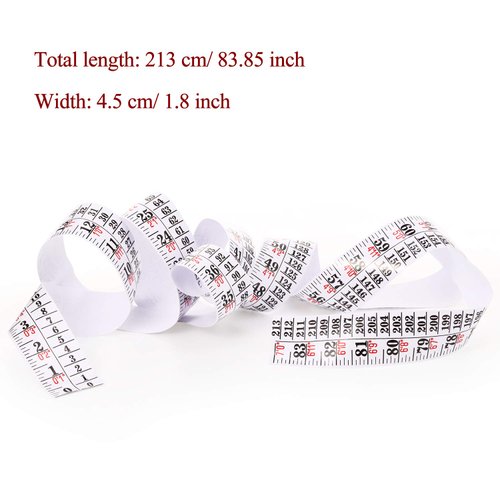 Growth Chart Wall Labels Baby Height Indicator Tape Ruler Height Growth Chart Decor Ruler Height Indicator Adhesive Ruler for Home Classroom Nursery Baby Room Measuring Kids Boys Girls(White)