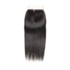 Selina Lace Closure Hd Lace Closure 4x4 Closure Brazilian Straight Lace Closure Lace Closure Human Hair Lace Closure Free Part Natural Hair Color Black(8inch Straight, Free Part)