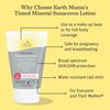 Earth Mama Tinted Mineral Sunscreen Lotion SPF 40, Contains Organic Argan and Red Raspberry Seed Oil, 3-Ounces, 2-Pack