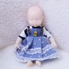 AISITE Mini Silicone Baby Girl 6 Inch Mini Reborn Baby Dolls, Full Silicone Baby Doll with Doll Clothing Accessories