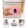 iDOO Heating Pad for Period Cramps, FSA HSA Eligible Portable Cordless Menstrual Heating Pad with 3 Heat Levels and 3 Massage Modes, Mothers Day Gifts for Mom, Birthday Gifts for Women (Pink)