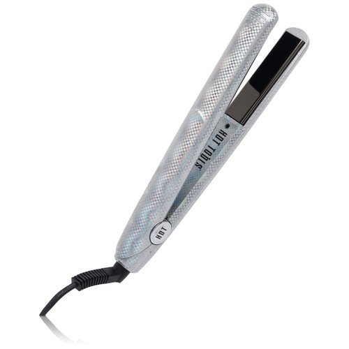 Hot Tools HTP11 Holographic Salon Flat Iron, Silver
