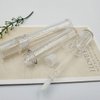 6Pcs 5ml DIY Lip Gloss Tube with Brush Wand Clear Crystal Empty Refillable Lip Gloss Glaze Round Tubes Bottles Sample Bottles Containers for DIY Lip Gloss Balm Cosmetic