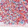 EHOPE Fake Sprinkles Clay Sprinkles 50G Nail Art Slices Polymer Slices Fake Candy Sugar Sprinkles for Nail Art DIY Crafts Cake Phone Case （50g-Flag）