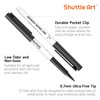 Shuttle Art Ultra Fine Dry Erase Markers, 15 Pack Black Whiteboard Markers with Erase, Dry Erase Markers Perfect For Writing on Whiteboards, Dry-Erase Boards,Mirrors for School Office Home