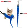CATENESS Cat Worm Toy Cat Wand Replacement, 20 PCS Worm Cat Toy Refills, Cat Wand Attachments Worm for Cat Toys