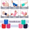 Mr. Pen- Self Adhesive Bandage Wrap, Assorted Colors, 2" x 5 Yards, 6 Pack, Elastic, Self Stick, Stretch, Self Adherent, Medical Bandage Wrap