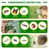QuadPro Bug Catcher for Kids - 2 Sets - Outdoor Explorer Set with Butterfly Net, Tweezers, Bug Clamp, Magnifying Glass & Entomology Learning Cards - Perfect Bug Catching Kit for Kids Age 3 4 5 6 7 8
