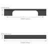 Asidrama 10 Pack 5 Inch(128mm) Matte Black Kitchen Cabinet Handles, Cabinet Pulls Kitchen Cabinet Hardware for Cupboard Drawer Pulls
