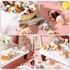 Sosation 20 Pcs Mini Plush Stuffed Puppy Bulk Valentine's Day Gift Dog Party Favor Gift Toy Soft Plush Dog for Goodie Bag Fillers Kids Baby Show Birthday Carnival Prize (Classic Color, Stylish Style)