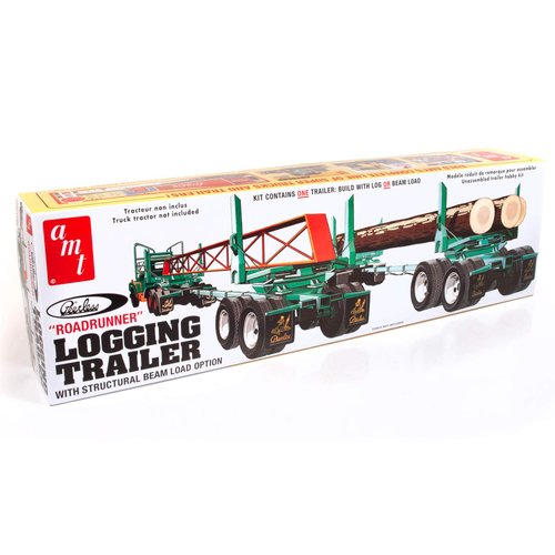 AMT Peerless Logging Trailer 1:25 Scale Model Kit (AMT1103)