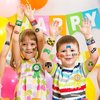 48 PCS Game Party Favors 24PCS Tattoos Sticker 24PCS Slap Bracelets Wristbands Perfect for Themed Birthday Party Favors Baby Showers or Classroom Rewards Ideal Decor and Gifts for Girls and Boys