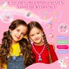 Jewelry Toys for Girls, Adjustable Rings, Bracelets, Necklaces, Butterfly Hair Clips, Toddler Bows, Unicorns Kids Toys Set for Princess Dress Up, Christmas Birthday Gifts, 3 4 5 6 7 8 9+ Year Old Girl