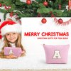 YOOLIFE Christmas Gifts for Girls Teen Girl - Pink Preppy Makeup Bag Best Friend Birthday Gifts Teacher Gifts for Women Wedding Gifts Bridesmaid Gifts Daughter Teacher Wife Gifts Teen Girl Gifts M