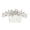 Claire's Girl's Crystal & Pearl Flower Hair Comb