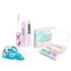Petite 'n Pretty New Makeup Set - Featherlight Clear Mascara & Brow Gel, Glo$$ Balm, Cloud Mine Backpack, Biodegradable Blotting Sheets + Makeup Bag for Kids, Tweens and Teens