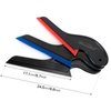 NEWISHTOOL Window Tint Tools, 3 PCS Side Wiper Swiper Silicone Squeegee, Car Squeegee Water Blade with Long Handle for Auto Window Tinting Glass Film Installation, Windshield Cleaning & Water Removing