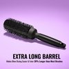 Ergo Ceramic Ionic Round Brush for Blow Out - Salon Quality Hair Brushes for Women - Roller Brush for Blow Drying, Wet and Dry Hair Styling, Volumizing Hair Care - ER43: 1.75"