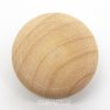 WEICHUAN 15PCS Round Wood Unfinished Cabinet Furniture Drawer Knobs Pulls Handles (Diameter: 1-1/2 Inches Height: 1 Inch)