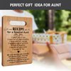 Popular Birthday Gifts for Aunt, Cutting Board Gift for Auntie, Cute Aunt Gifts from Niece Nephew, Mother's Day Gifts for Auntie