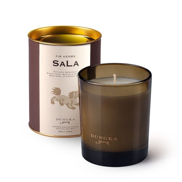 Sandalwood & Cedar Scented Candles Natural Soy Wax Candles for Home Scented Fall Candles Stress Relief Meditation Aromatherapy Candle Christmas Candles Gifts for Women (Sala)