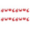 Beistle 2 Piece Crab Decorations Banners For Luau Theme Nautical Beach Décor Under The Sea Party Supplies