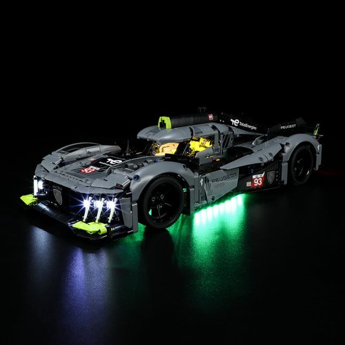 LIGHTAILING Led Lighting Kit for Lego- 42156 Peugeot 9X8 24H Le Mans Hybrid Hypercar Building Blocks Model - LED Light Set Compatible with Lego Model(Not Include Lego Model)