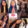 Beauhair Brazilian Virgin Human Hair 3 Bundles With (4x 4) Lace Free Part Closure Straight Wave Weft 100% Real Human Hair Extensions Natural Color (18 18 18+16"Closure)