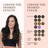 GOO GOO Clip in Hair Extensions Real Human Hair, 16inch 120g 7Pcs, 1 Jet black, Remy Human Hair Extensions Clip ins for Women, Natural Human Hair