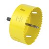 JIECHENG Bi-Metal 4 inch Hole Saw with Arbor Mandrel for Cutting Wood,Cornhole Boards,Drywall,Plasterboard,Plywood,Steel,Aluminium,Brass,Copper,Zinc,Tin,102mm