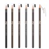 6pcs 2mm Ultra-Thin Eyebrow Pencil with Brush Waterproof Long-Lasting Slim Eyebrow Pencil Peel off Microblading Mapping Pencils (Mix 6 Colors)