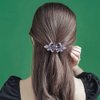 3 PCS Hair Clips for Women Ladies, Butterfly Design Crystal Rhinestones French Barrettes Spring Hair Barrettes Clip,Girl Hair Styling Accessories Side Clip Girl Bangs Clip， for Daily Wear
