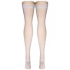 Truform Sheer Compression Stockings, 15-20 mmHg, Women's Thigh High Length, 20 Denier, Ivory, Medium