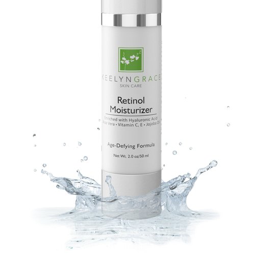 Anti-Aging Retinol Moisturizer Cream For Women By Keelyn Grace Skin Care - Hyaluronic Acid, Vitamin C & E, Aloe Vera Enriched Formula – Rejuvenates The Complexion -50ml Airless Pump – Made In USA