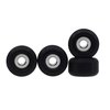 Teak Tuning Eco 85D CNC Poly Fingerboard Wheels - Street Shape, 7.5mm Dia., 5mm Wide - Black Colorway