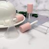KaiLeQi Pink lip gloss tubes with wand empty bottles 3.5ml Clear Mini Refillable lip gloss containers DIY lip gloss making kit&Funnel & Rubber Stoppers (20PCS in two boxes)