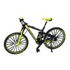 YEIBOBO ! Alloy Mini Downhill Mountain Bike Toy, Die-cast BMX Finger Bike Model for Collections (Black/Green)