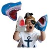 Snap Attack - Shark from Deluxebase. Shark Toy Stretchy Hand Puppet for Kids. Animal Hand Puppets with Movable Mouth. Ideal for Imaginative Play, Educational Toys and Kids Party Favors.