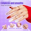 MEFA 15 Sizes Medium Almond Nail Tips - 300 Pcs Half Matte Full Cover Press on Nails, No Filed Gel Nail Tips for Nail Extension Home DIY Salon Manicure