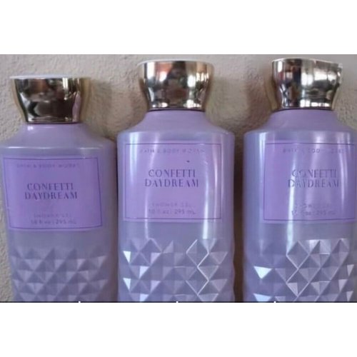 3 Confetti Daydream shower gels bath body wash 10 oz