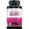 Multi Collagen Burn: Multi-Type Hydrolyzed Protein Peptides with Hyaluronic Acid, Vitamin C, SOD B Dimpless, Types I, II, III, V and X Collagen, Caffeine-Free (Unflavored Capsules)