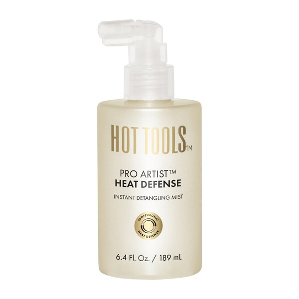 HOT TOOLS Heat Protectant & Instant Detangling Mist | Leave-In Conditioner for Hydrated, Smoother & Shinier Hair |Protects Hair from Heat Damage without Use of Silicones