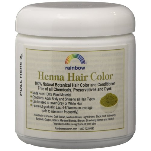 Rainbow Henna Persian Dark Brown Hair Color 4 Oz, (2 pack)
