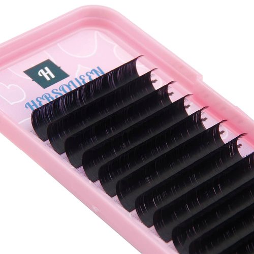 Individual Classic Eyelash Extensions Mix Length Salon Tray .20 c Curl d Curl Natural Looking Silk Lashes Semi Permanent Eyelash Russian Volume Faux Mink Eyelash Extension J B Faux Mink