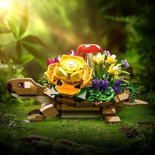 Sea Turtle Succulent Planter Building Set, Compatible with Lego Turtle Flowers Pot Building Kit, Animals Botanical Collection Blocks Toys, for 6+ Girls, Women, Home Plants Decor, Gifts
