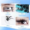 Hannahool 120pcs D Curl Individual Wide Stem Cluster DIY Eye Lashes Extensions Mixed 10-12-14-16mm/14-16-18mm/12-14-16mm Makeup Dramatic Volume Lashes (mixed 12-14-16mm)