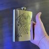 8oz Gargoyle Hip Flask Devil Reaper