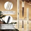 CATKIN Eyebrow Pencil with Comb Gray Long Lasting Waterproof, Draw Eyebrow Shaping Color Makeup for Natural Daily Look with free Refill Pen