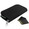 Eco-Fused Memory Card Case - Fits up to 22x SD, SDHC, Micro SD, Mini SD and 4X CF - Holder with 22 Slots (Black)