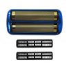 Xspeedonline Replacement Shaver Foil Double Foil Head with 2X Cutters for BaByliss PRO FXRF2G - Blue
